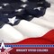 G128 - 2 Pack: USA Pleated Fan Flag 2x4FT Star Center Embroidered Polyester Stars and Stripes